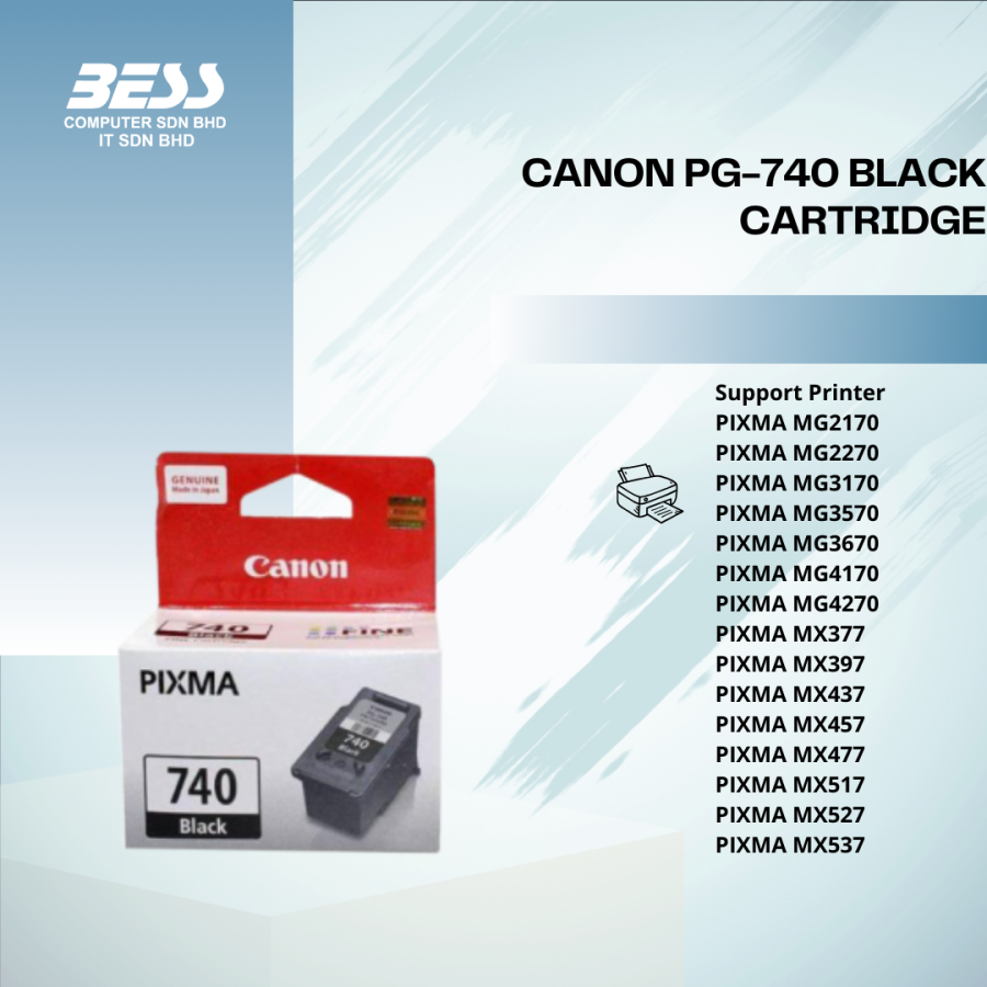 CANON PG-740 BLACK CARTRIDGE