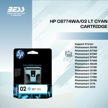 HP C8774WA/02 LT CYAN CARTRIDGE