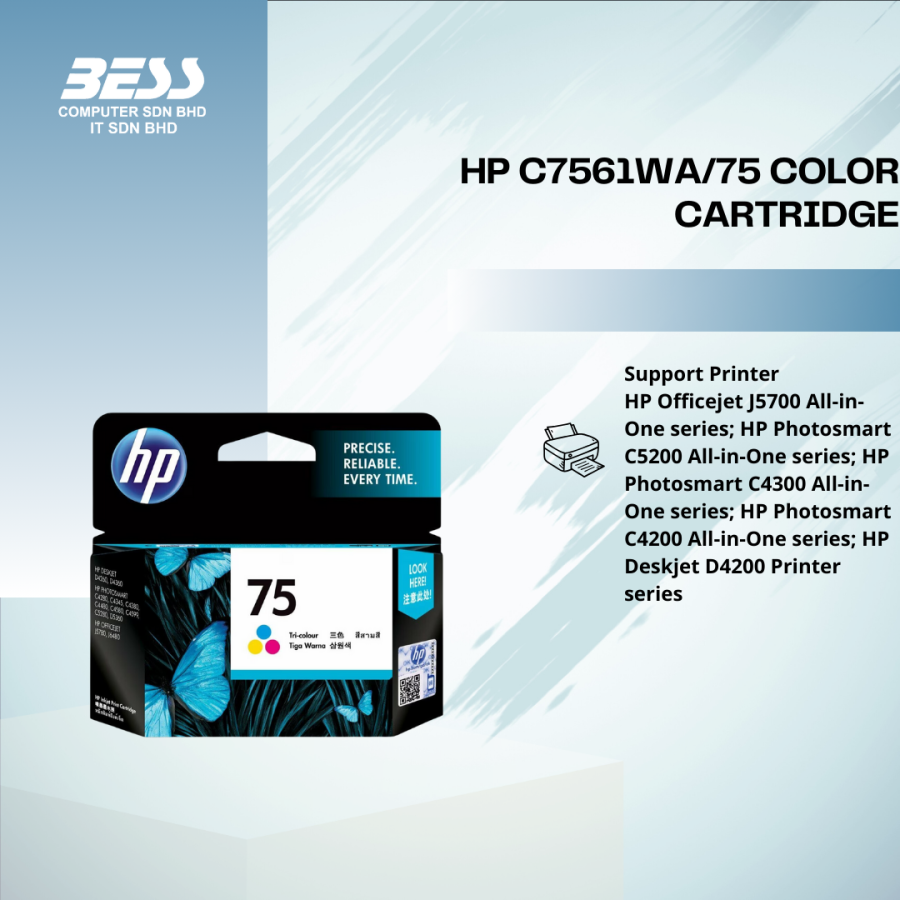 HP 75 TRICOLOR INK CARTRIDGE