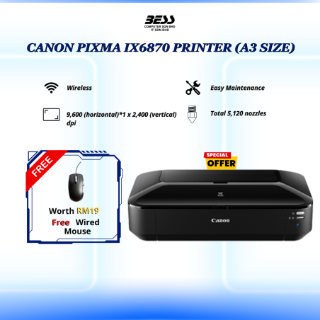 [PRE-ORDER] CANON PIXMA IX6870 PRINTER (A3 SIZE)