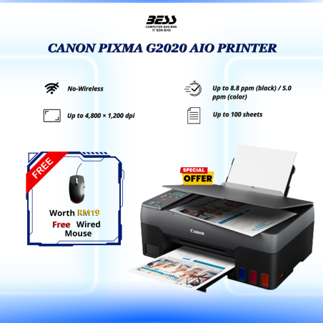 CANON PIXMA G2020 AIO PRINTER