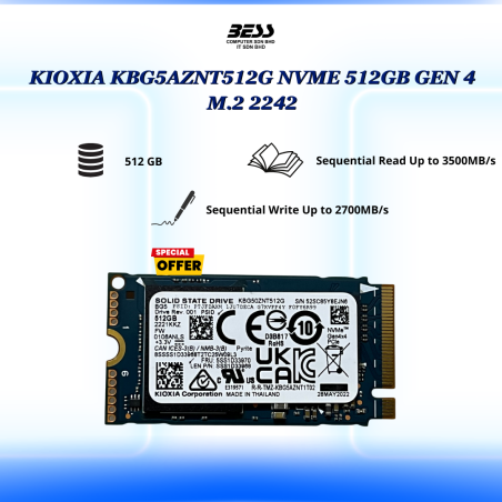 KIOXIA NVME 512GB GEN 4 M.2 2242