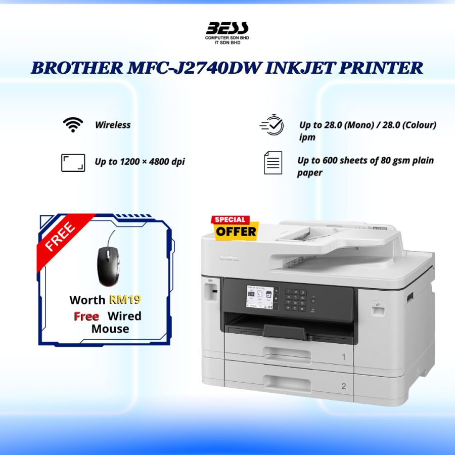[PRE-ORDER] BROTHER MFC-J2740DW INKJET PRINTER