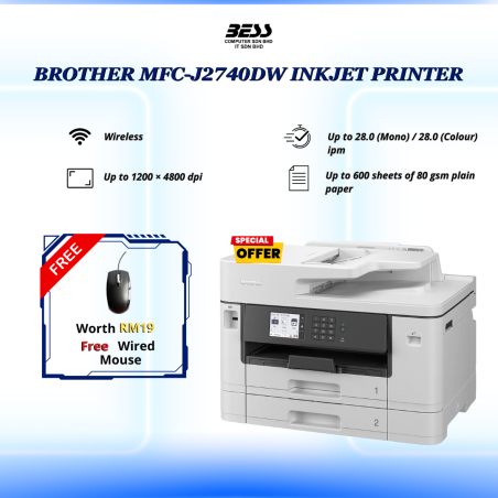 [PRE-ORDER] BROTHER MFC-J2740DW INKJET PRINTER