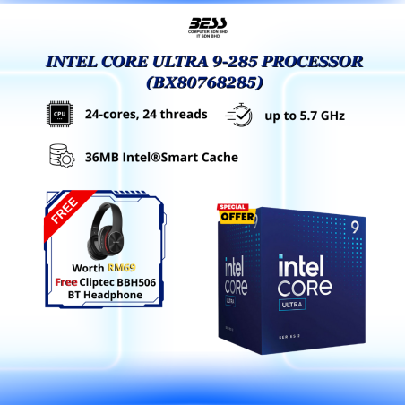 [PRE-ORDER] INTEL CORE ULTRA 9-285 PROCESSOR