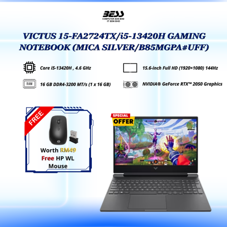 HP VICTUS 15-FA2724TX/i5-13420H GAMING NOTEBOOK