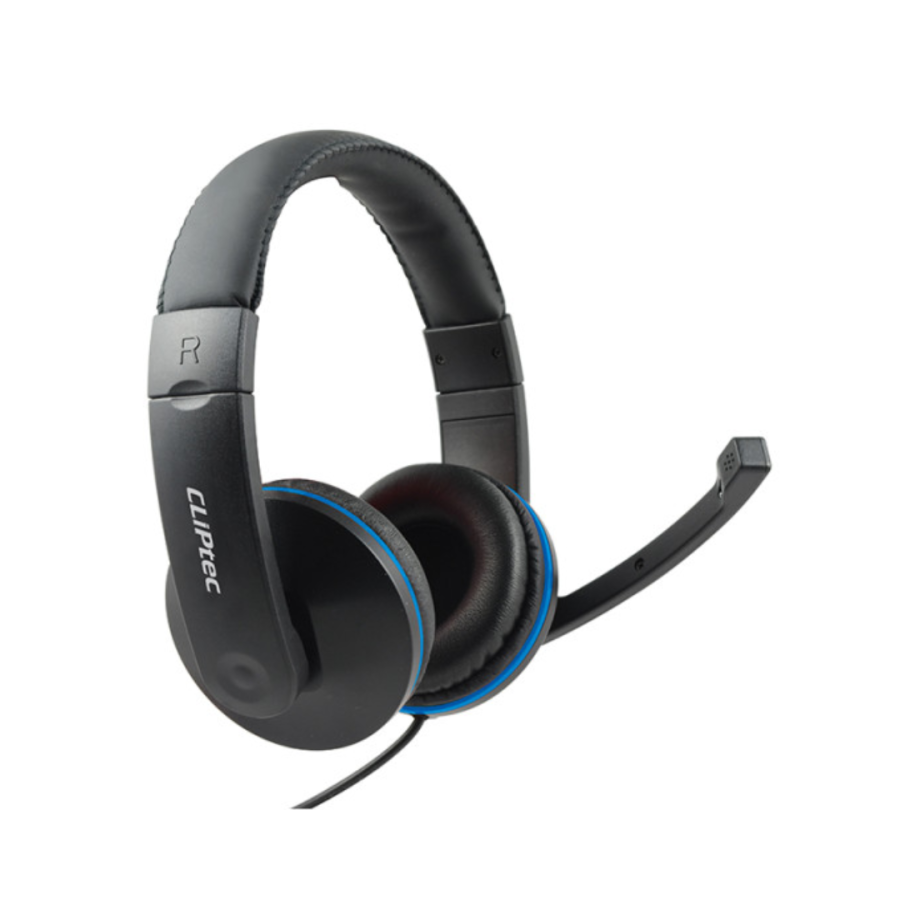 CLIPTEC BMH-529 MULTIMEDIA STEREO HEADSET (BLACK)