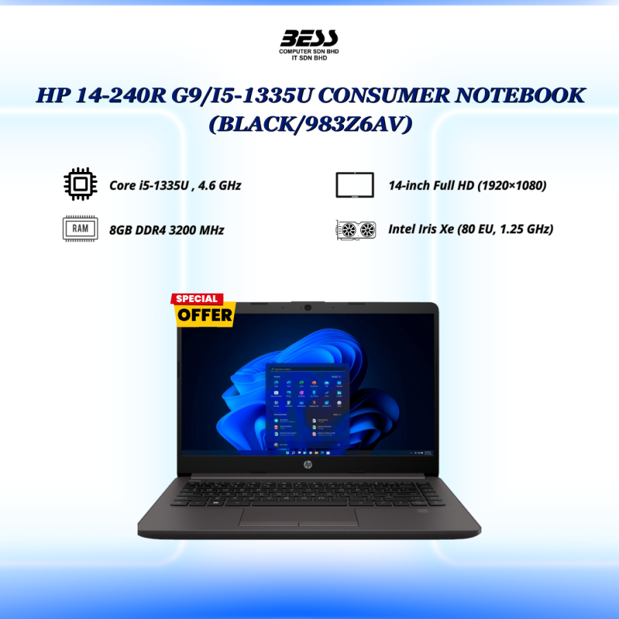 HP 14-240R G9/I5-1335U CONSUMER NOTEBOOK