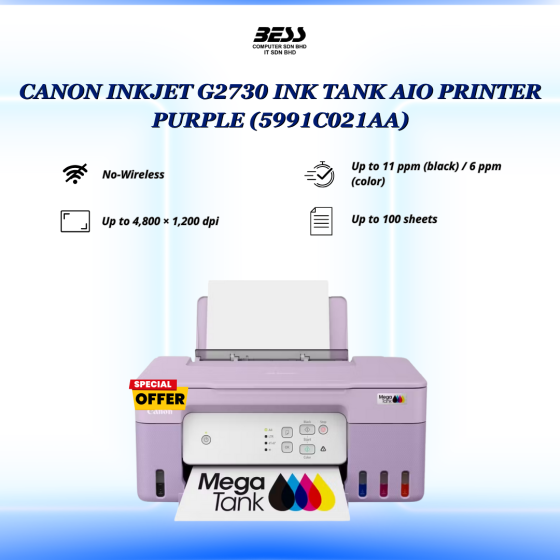 CANON INKJET G2730 INK TANK AIO PRINTER