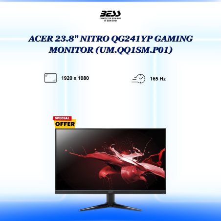 ACER 23.8" NITRO QG241YP GAMING MONITOR