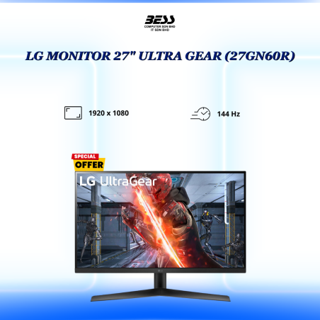 LG MONITOR 27" ULTRA GEAR (27GN60R)