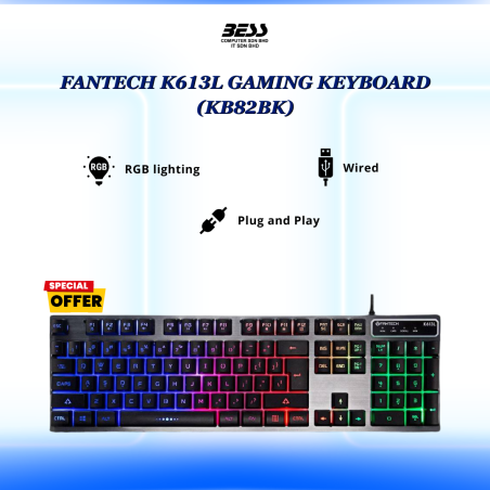 FANTECH K613L GAMING KEYBOARD (BLACK/SAKURA)