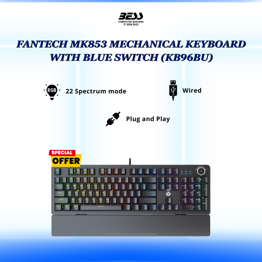 FANTECH MK853 MECHANICAL KEYBOARD FANTECH MK853 MECHANICAL KEYBOARD