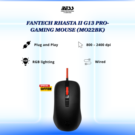 FANTECH RHASTA II G13 PRO-GAMING MOUSE