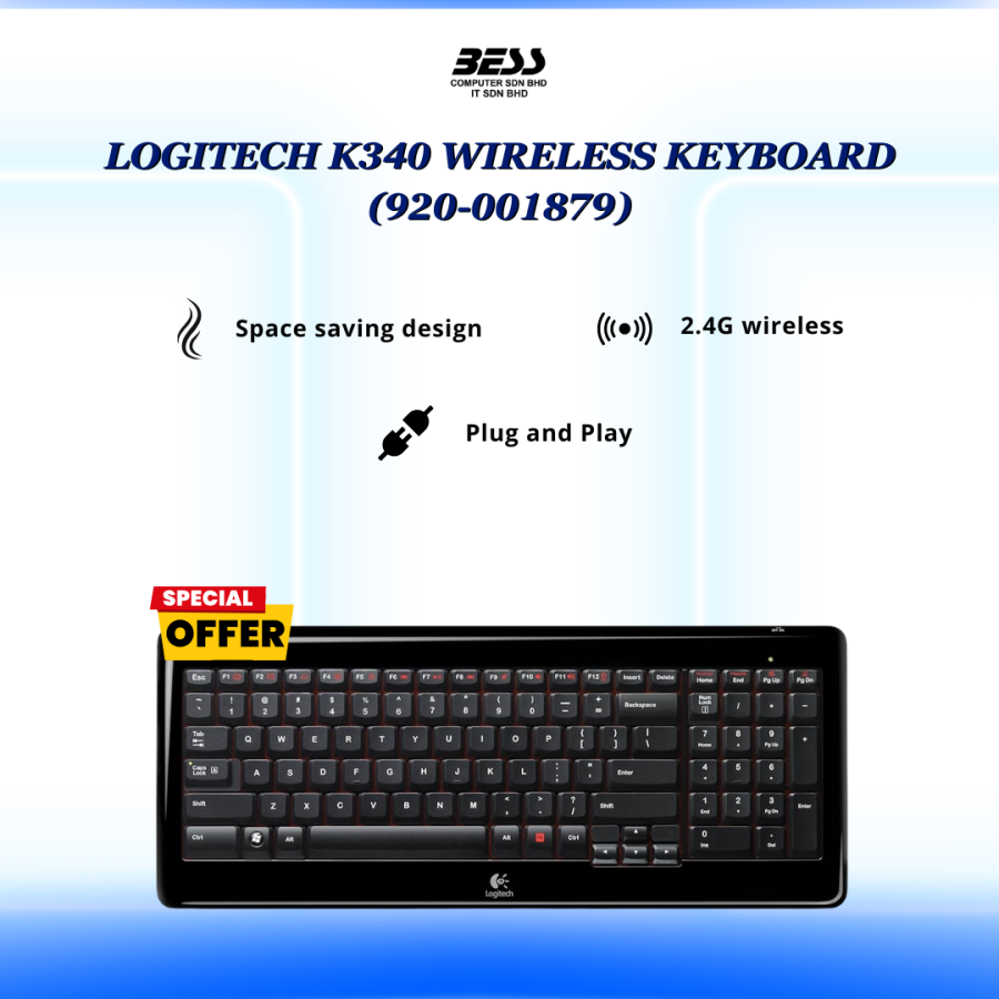LOGITECH K340 WIRELESS KEYBOARD