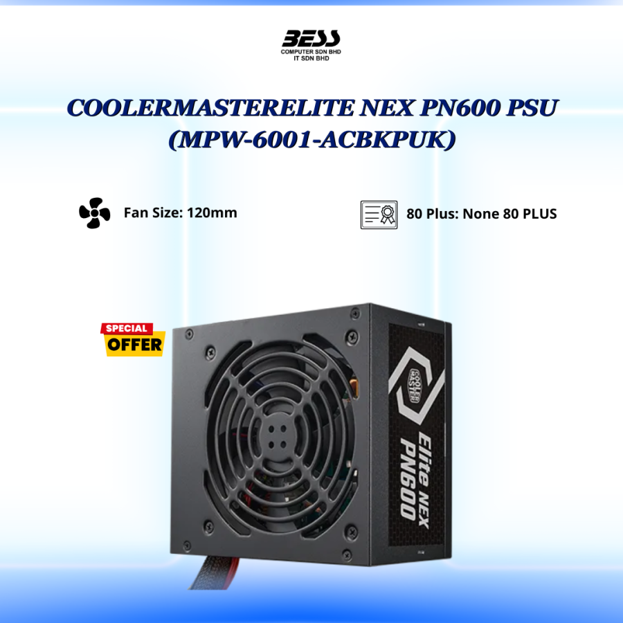 COOLERMASTERELITE NEX PN600 PSU