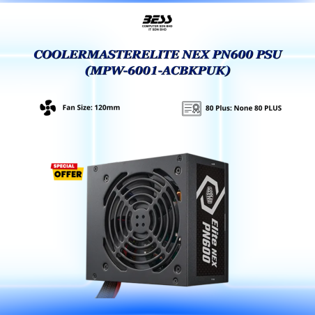 COOLERMASTERELITE NEX PN600 PSU