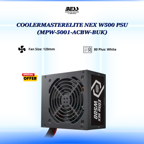 COOLERMASTERELITE NEX W500 PSU