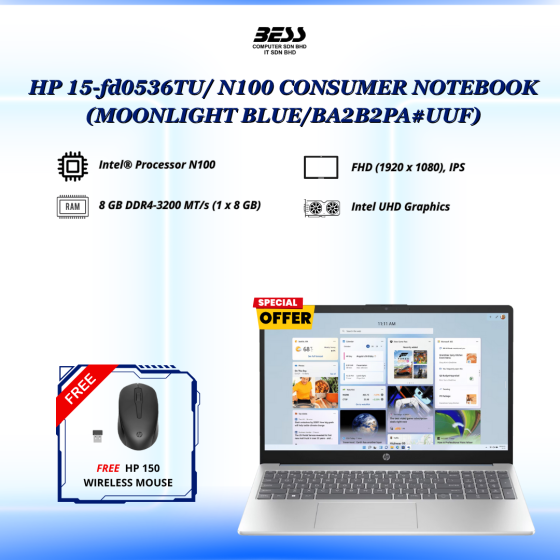HP 15-fd0535TU/fd0536TU/fd0537TU N100 CONSUMER NOTEBOOK
