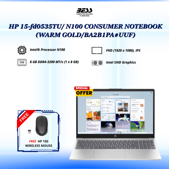 HP 15-fd0535TU/fd0536TU/fd0537TU N100 CONSUMER NOTEBOOK