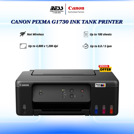 [PRE-ORDER] CANON PIXMA G1730 INK TANK PRINTER