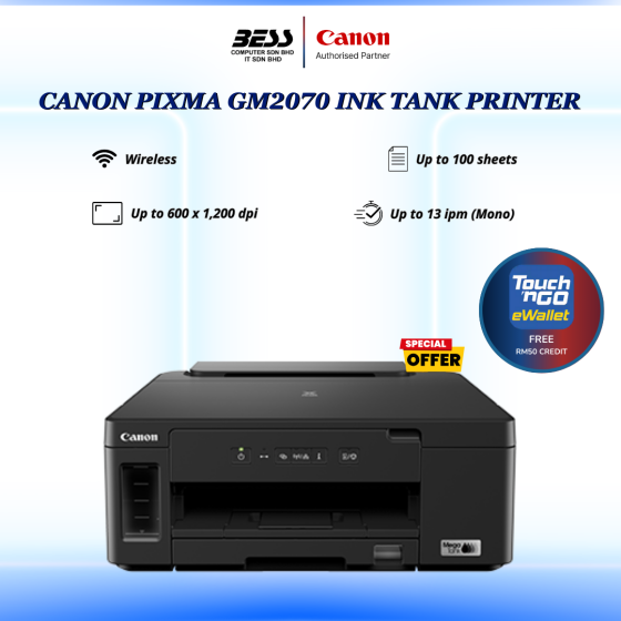[PRE-ORDER] CANON PIXMA GM2070 INK TANK PRINTER