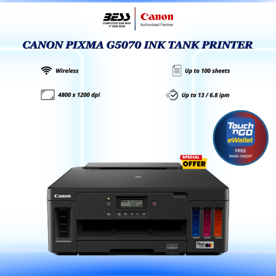 [PRE-ORDER] CANON PIXMA G5070 INK TANK PRINTER