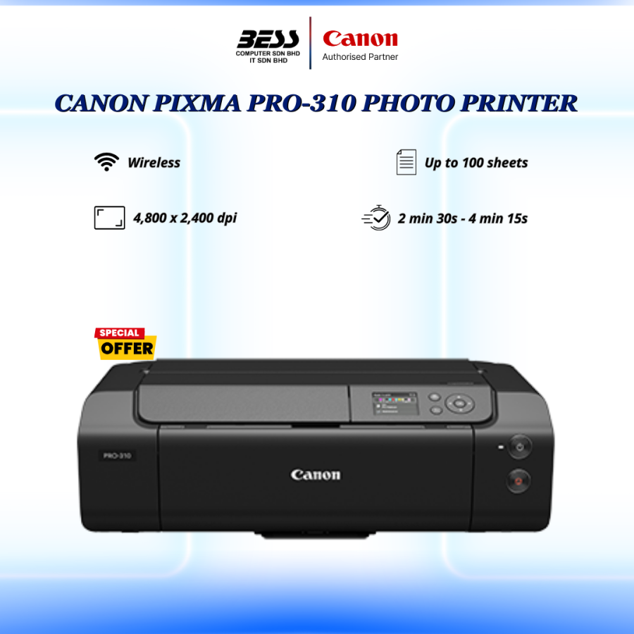[PRE-ORDER] CANON PIXMA PRO-310 PHOTO PRINTER