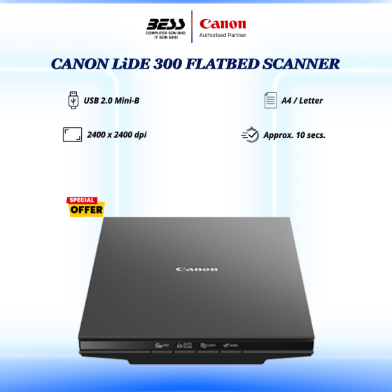 [PRE-ORDER] CANON LiDE 300 FLATBED SCANNER