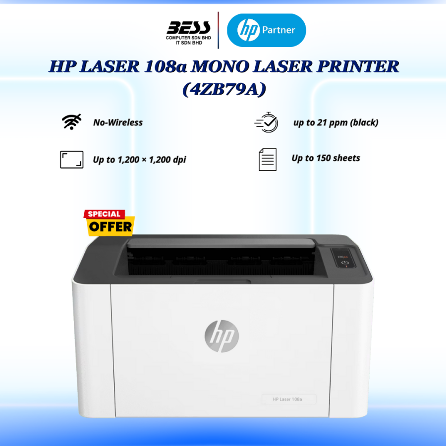 HP LASER 108a/108w MONO LASER PRINTER