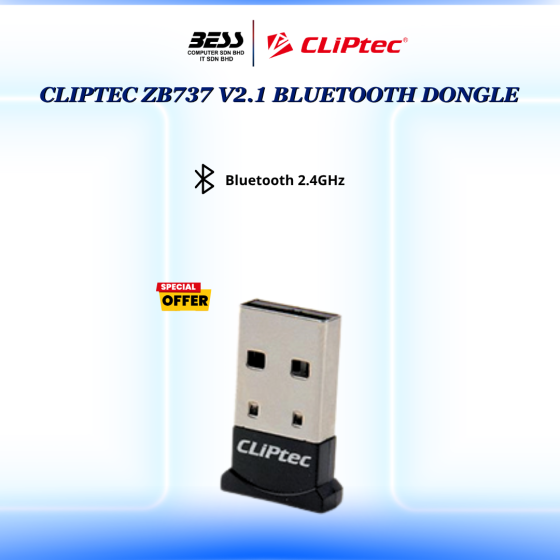 CLIPTEC ZB737 V2.1 BLUETOOTH DONGLE
