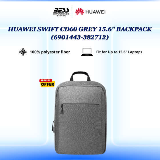 HUAWEI SWIFT CD60 GREY 15.6" BACKPACK (6901443-382712)