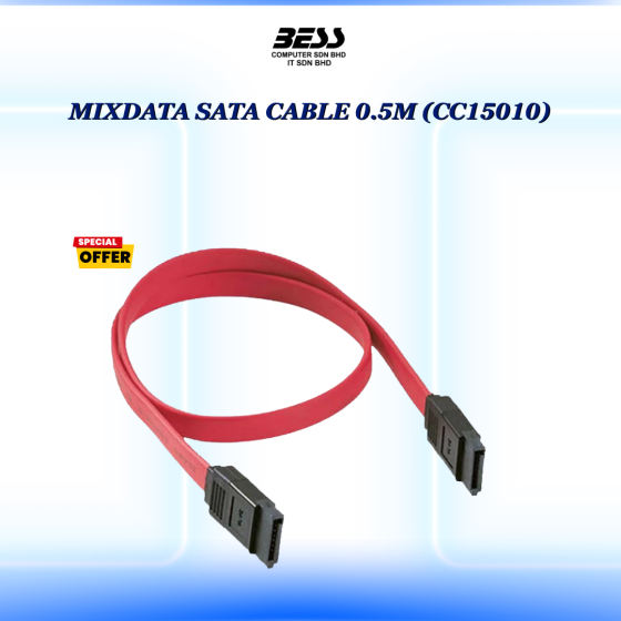 MIXDATA SATA CABLE 0.5M WITHOUT/WITH (CC15010/CC15011)