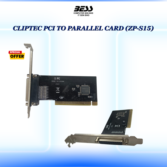 CLIPTEC PCI TO PARALLEL CARD (ZP-S15)
