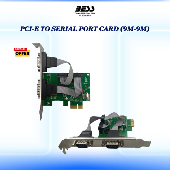 PCI-E TO SERIAL PORT CARD (9M-9M)