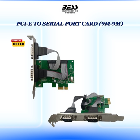 PCI-E TO SERIAL PORT CARD (9M-9M)