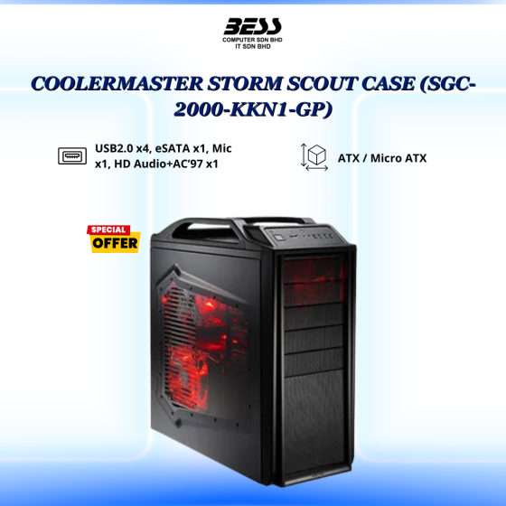 COOLERMASTER STORM SCOUT CASE