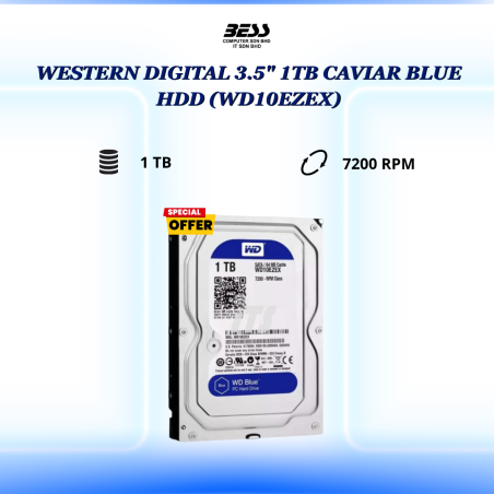 WESTERN DIGITAL 3.5" 1TB CAVIAR BLUE HDD