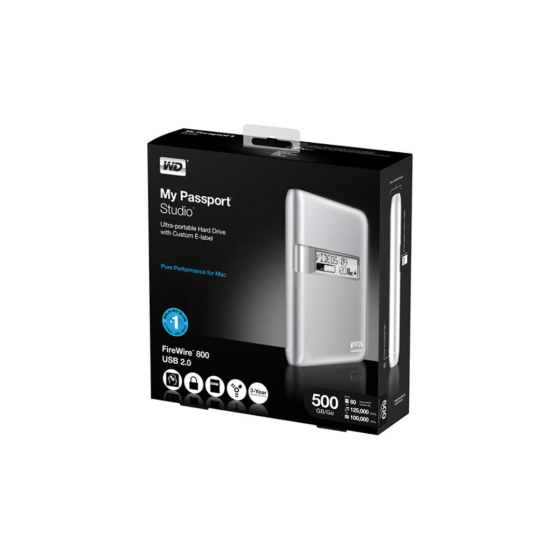 WESTERN DIGITAL 500GB PASSPORT STUDIO