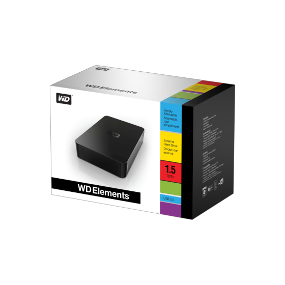 WESTERN DIGITAL 1TB ELEMENTS 3.5"