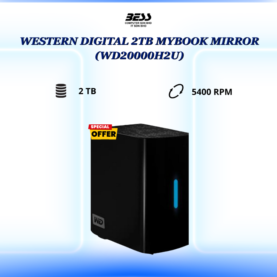 WESTERN DIGITAL 2TB MYBOOK MIRROR