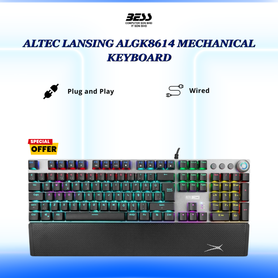 ALTEC LANSING ALGK8614 MECHANICAL KEYBOARD