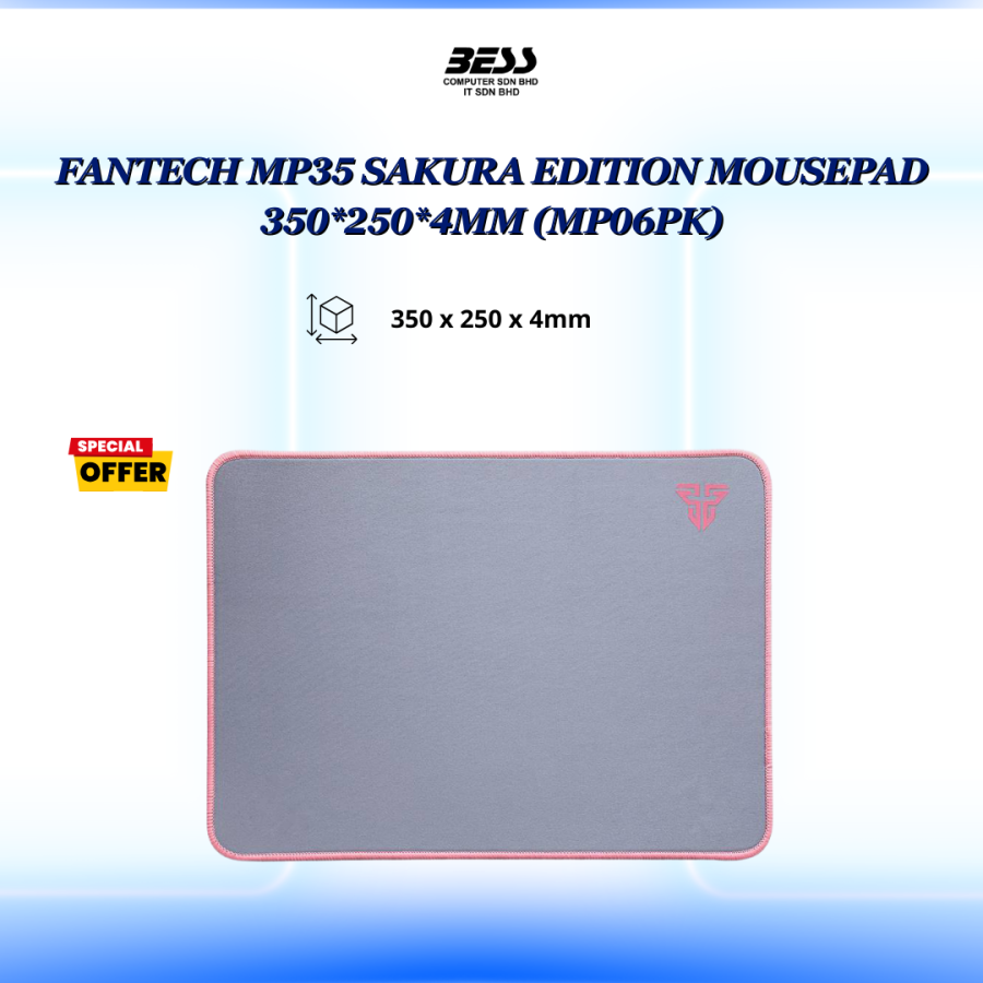 FANTECH MP35 MOUSEPAD (BLACK/SAKURA)