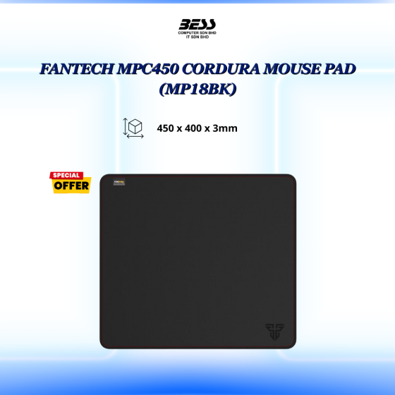 FANTECH MPC450 CORDURA MOUSE PAD (MP18BK)