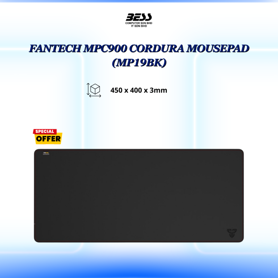 FANTECH MPC900 CORDURA MOUSEPAD (MP19BK)