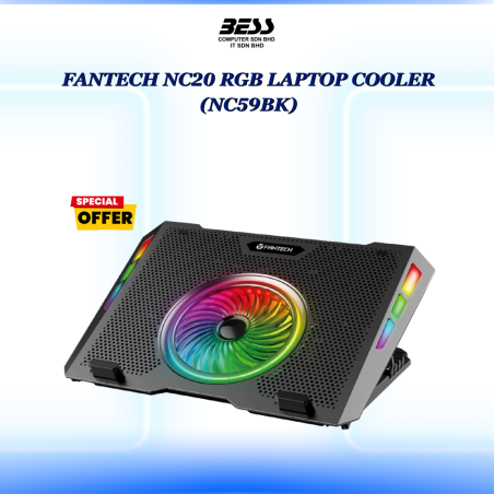 FANTECH NC20 RGB LAPTOP COOLER