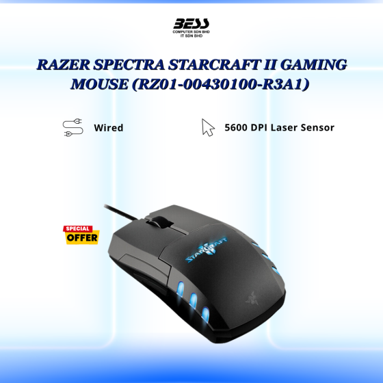 RAZER SPECTRA STARCRAFT II GAMING MOUSE