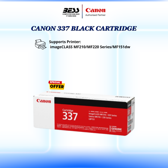 CANON 337 BLACK TONER CARTRIDGE