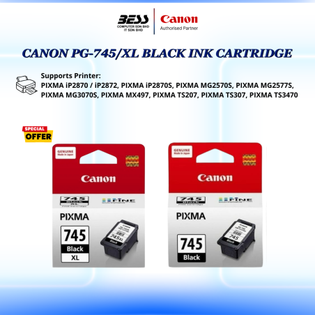 CANON (PG-745 / PG-745XL / PG-745S / CL-746 / CL746XL / CL-746S) CARTRIDGE
