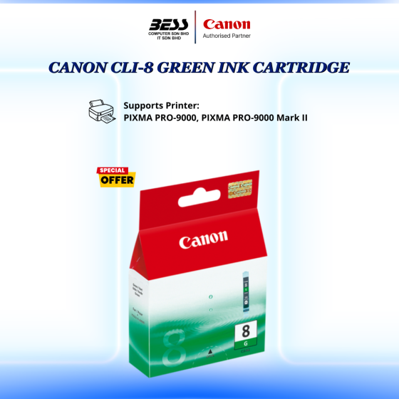 CANON CLI-8 (BK/C/M/Y/PC/PM/R/G) CARTRIDGE